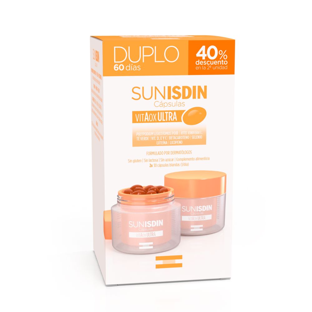 ISDIN SUNISDIN oral promo cápsulas duplo 2 x 30 u