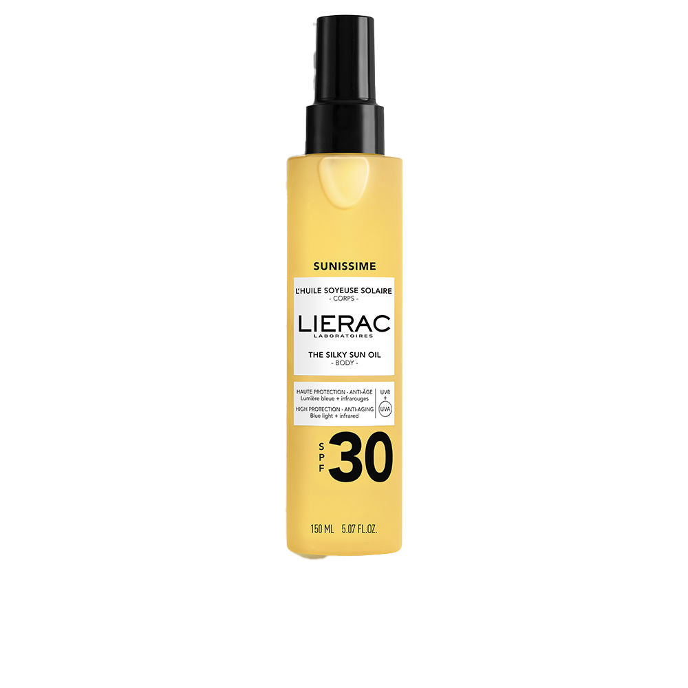 LIERAC SUNISSIME aceite sedoso protector solar cuerpo SPF30 150 ml