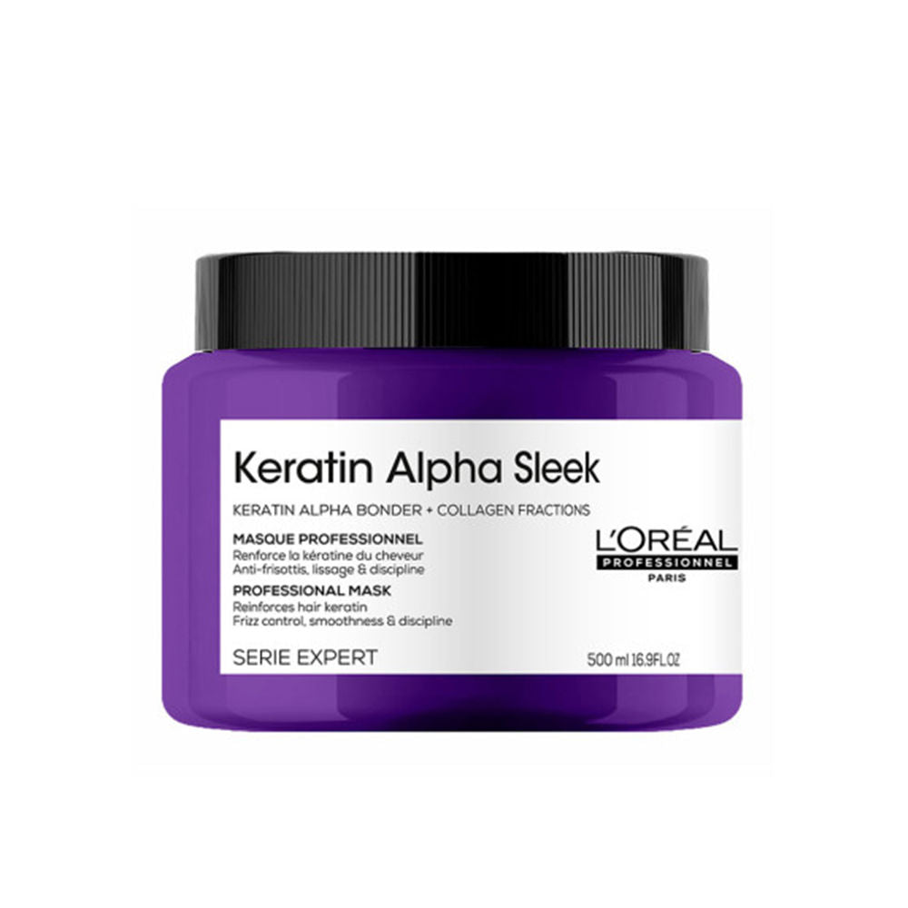 L'ORÉAL PROFESSIONNEL PARIS KERATIN ALPHA SLEEK mascarilla 500 ml