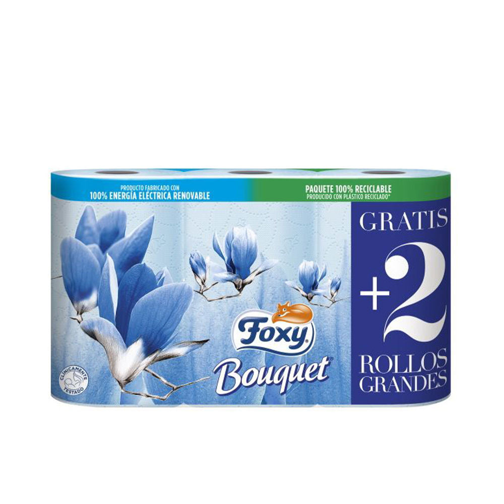 FOXY BOUQUET papel higiénico color & perfume 3 capas 6 rollos