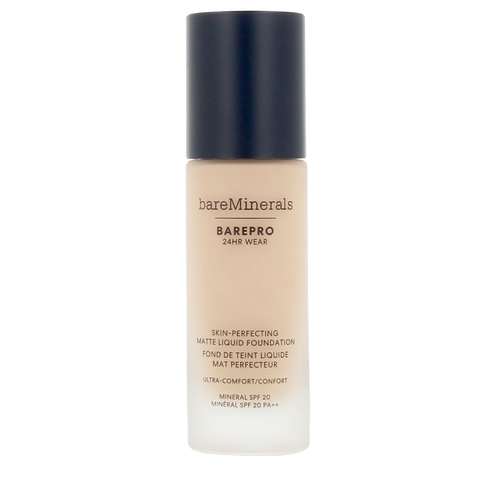BARE MINERALS BAREPRO 24HR WEAR fondo de maquillaje líquido mate SPF20 #Fair 15 Neutral 30 ml