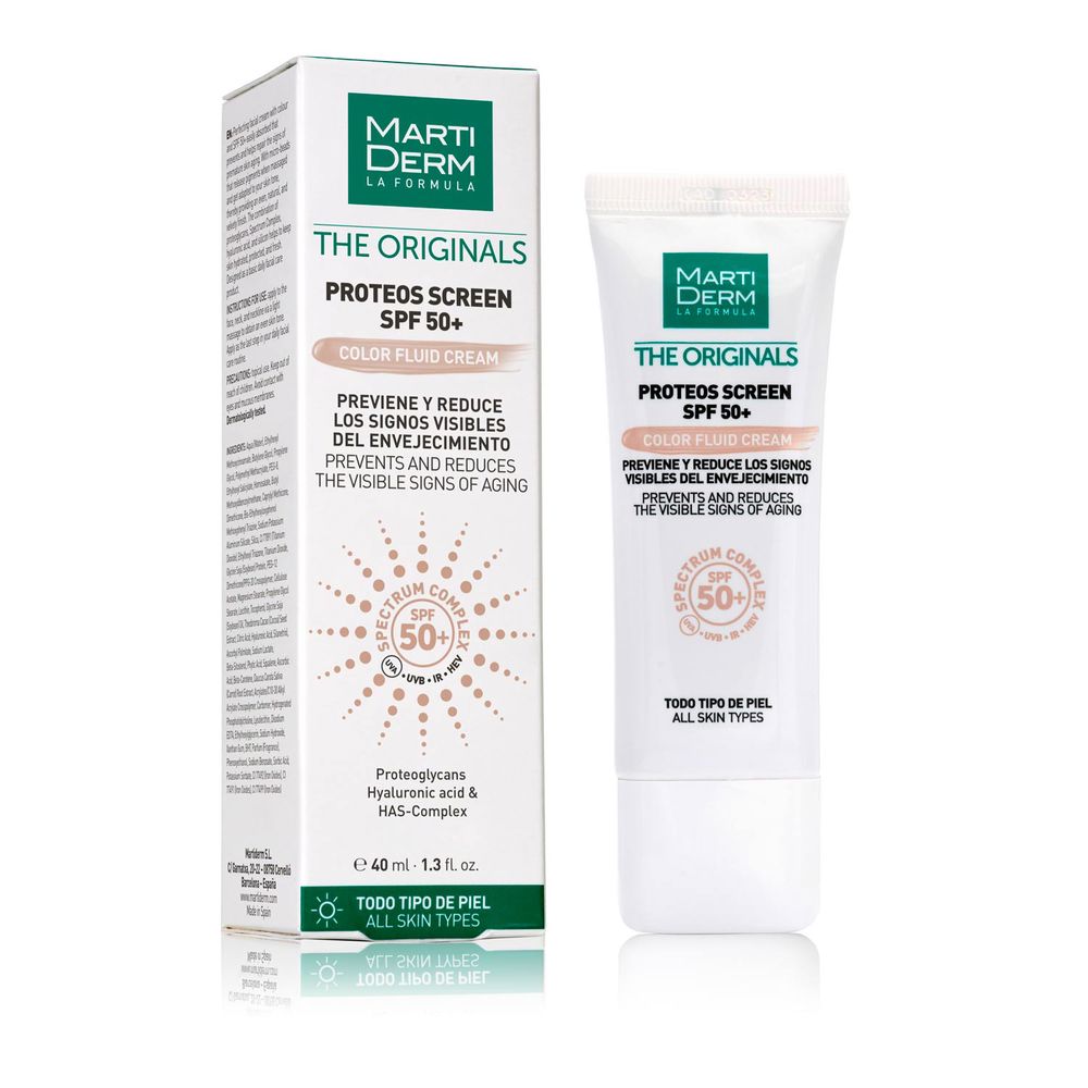 MARTIDERM THE ORIGINALS PROTEOS SCREEN crema con color SPF50+ 40 ml