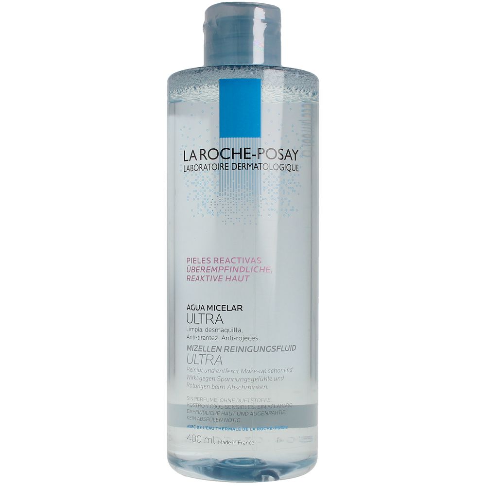LA ROCHE POSAY PHYSIOLOGIQUE AGUA MICELAR ULTRA fórmula ligera, limpia y elimina el maquillaje 400 ml