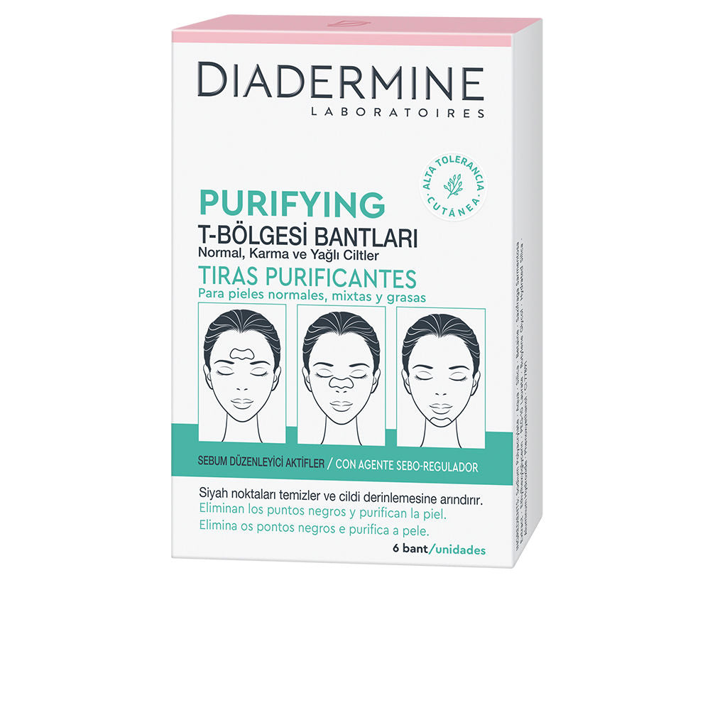 DIADERMINE TIRAS PURIFICANTES piel normal-mixta 6 u