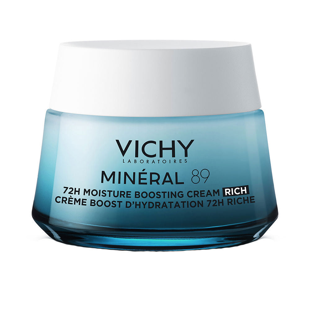 VICHY MINÉRAL 89 crema hidratante 72H rica hidratante ligera para pieles sensibles 50 ml