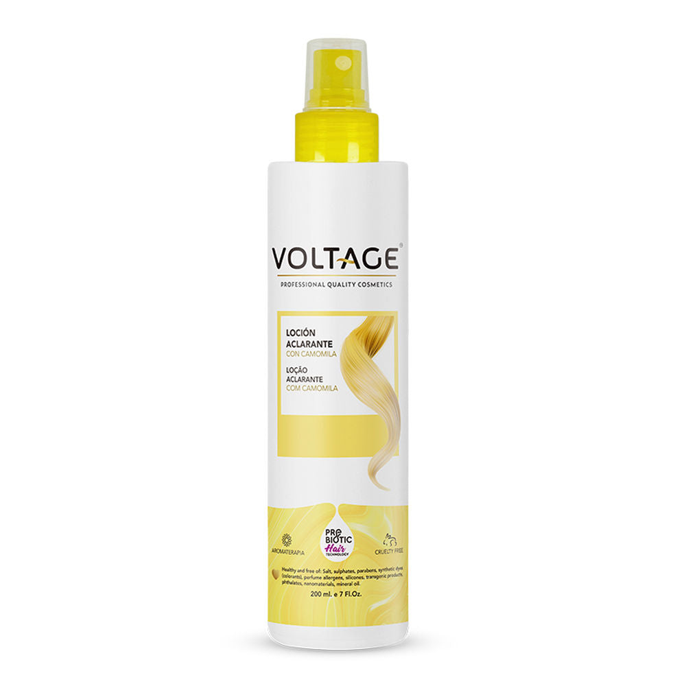 VOLTAGE COSMETICS PREBIOTIC HAIR TECHNOLOGY loción aclarante con camomila 200 ml