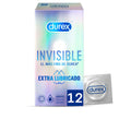 DUREX INVISIBLE extra lubricado preservativos 12 u