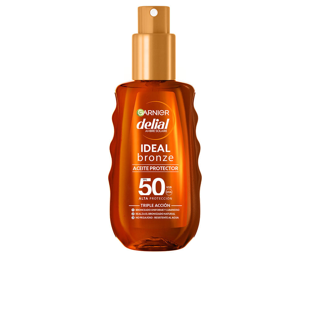 GARNIER DELIAL IDEAL BRONZE aceite protector SPF50 150 ml