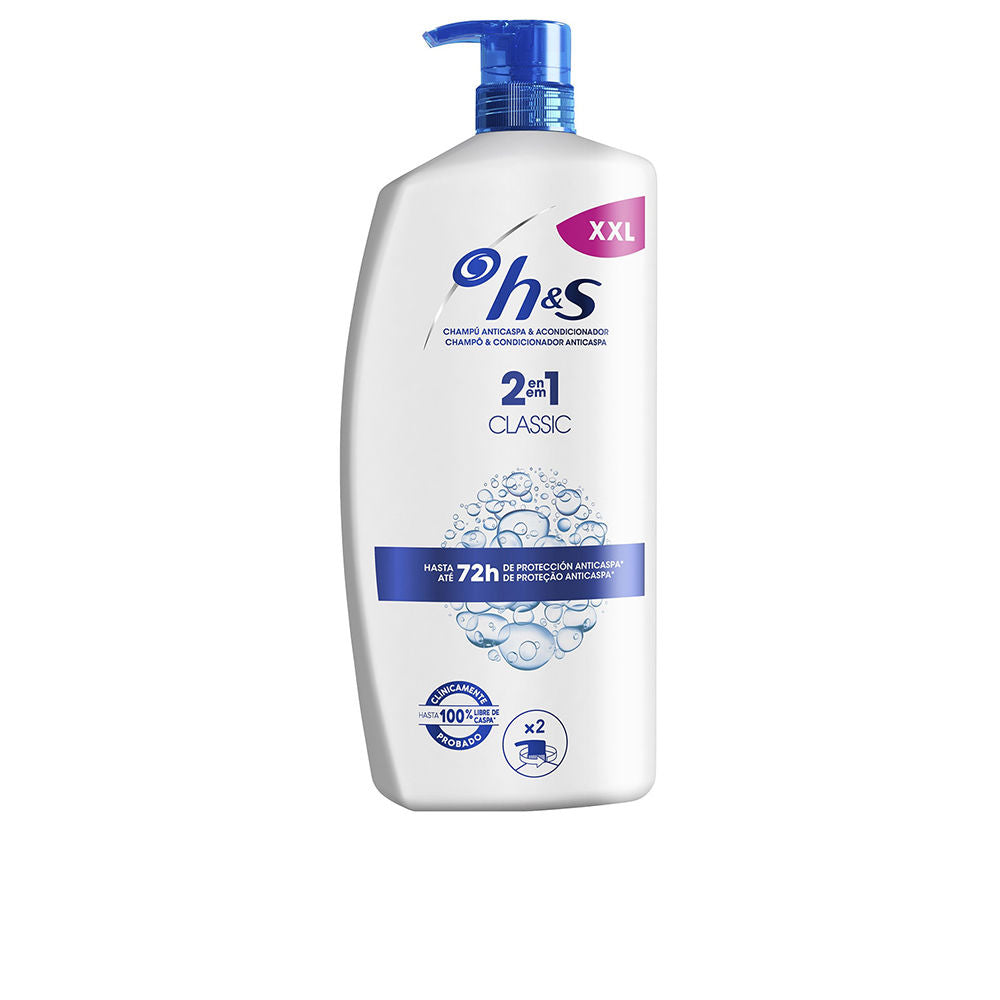 HEAD & SHOULDERS H&S CLÁSICO 2en1 champú y acondicionador anticaspa dosificador 1000 ml