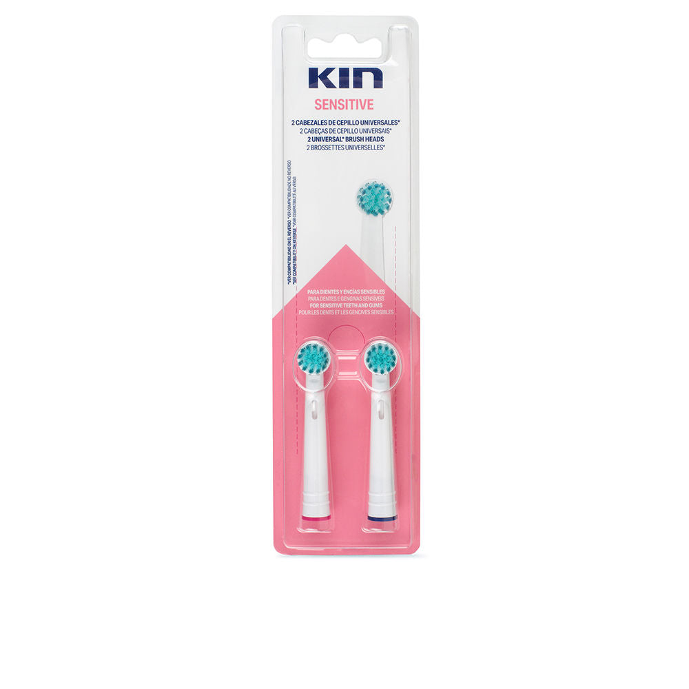 KIN KIN SENSITIVE cabezal cepillo eléctrico universal 2 u