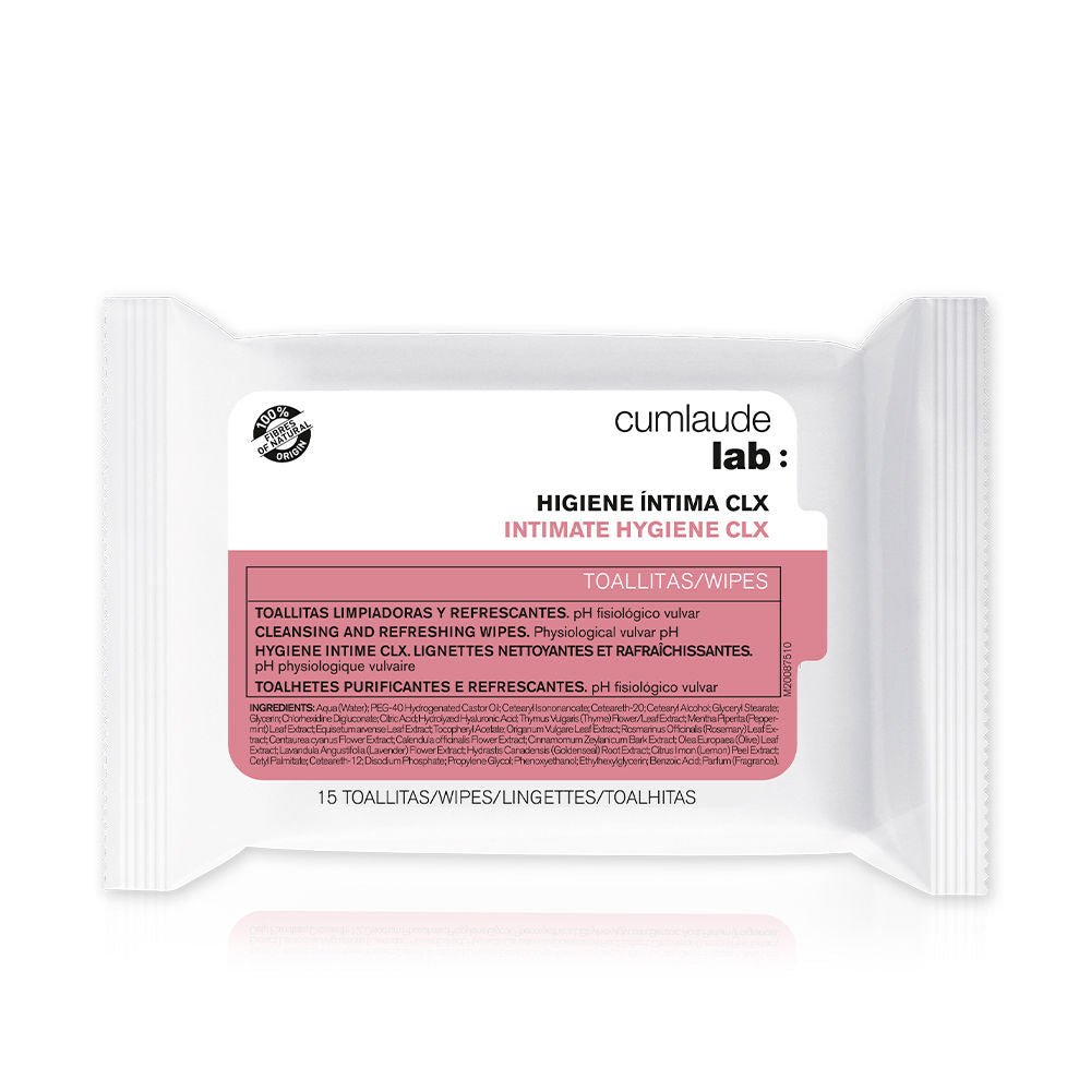 CUMLAUDE LAB HIGIENE ÍNTIMA CLX toallitas 15 u