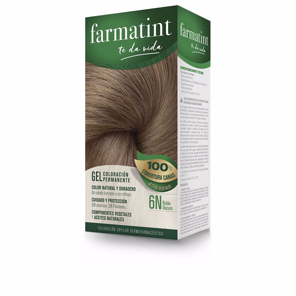 FARMATINT FARMATINT GEL coloración permanente #6n-rubio oscuro 5 u