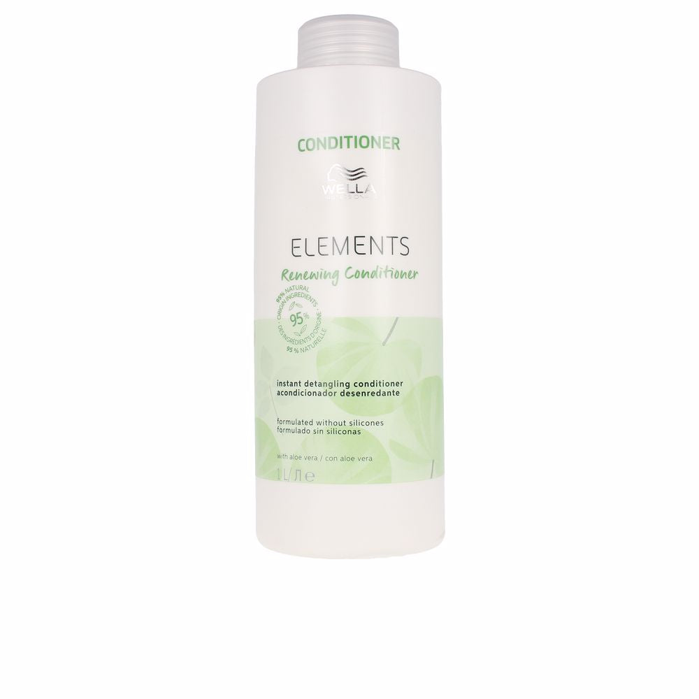 WELLA PROFESSIONALS ELEMENTS Acondicionador Renovador Suave Sin Siliconas Todo tipo de Cabellos 1000 ml