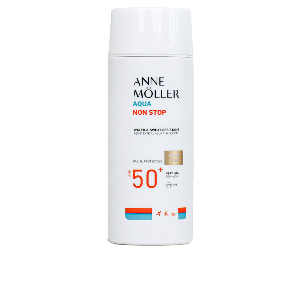 ANNE MÖLLER AQUA NON STOP resistente al agua y al sudor glow fluid SPF50+ 75 ml