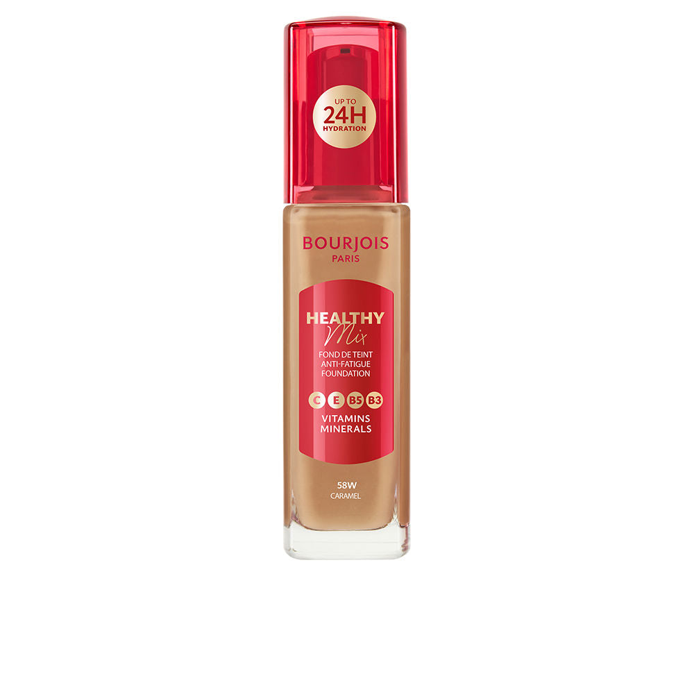 BOURJOIS HEALTHY MIX base de maquillaje #58W-Caramel 30 ml