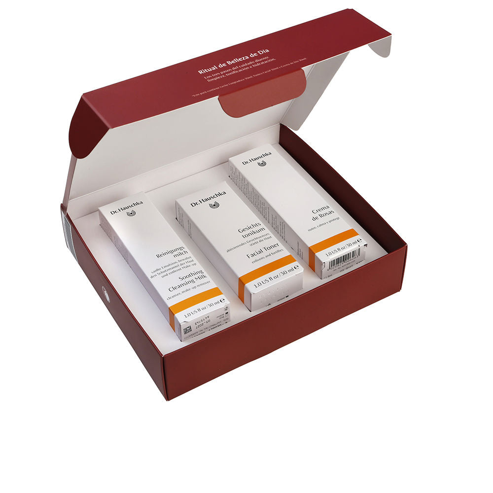 DR. HAUSCHKA CREMA DE ROSAS RITUAL DE BELLEZA ESTUCHE 3 pz
