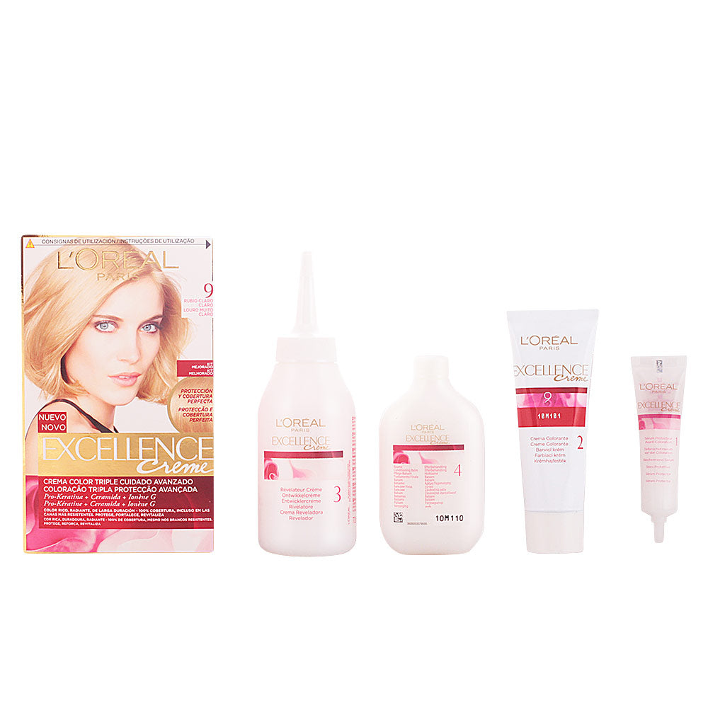 L'ORÉAL PARIS EXCELLENCE Creme tinte #9-rubio claro claro 192 ml
