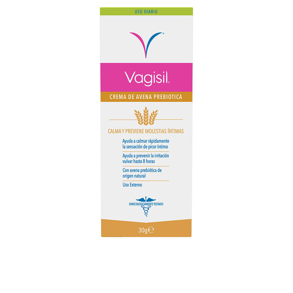 VAGISIL CREMA DIARIA 2 en 1 avena prebiótica 30 gr