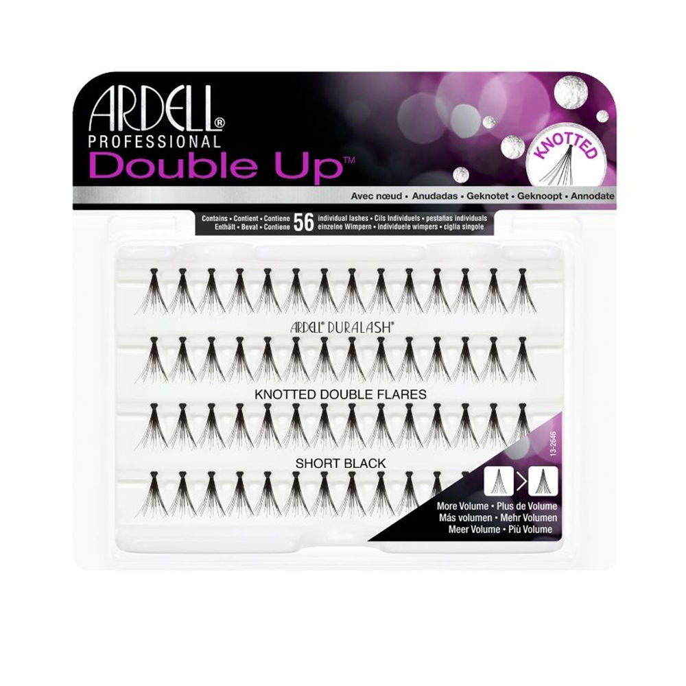ARDELL ARDELL INDIVIDUALS DOUBLE UP knotted double flares #short black 56 u
