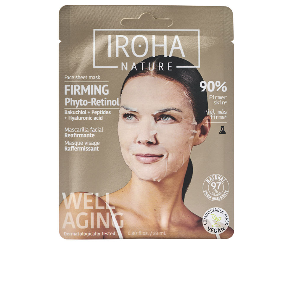 IROHA FIRMING & ANTI-AGE backuchiol & peptides firming face mask 23 ml
