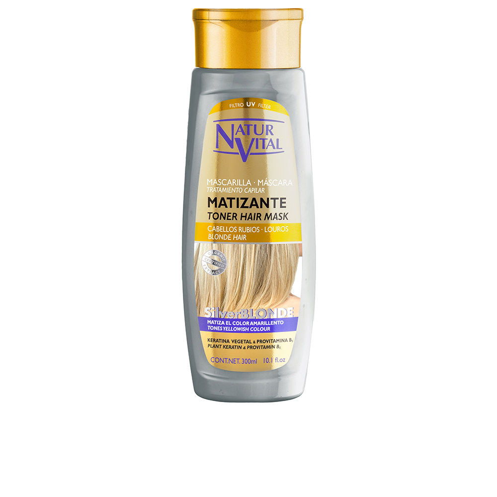 NATUR VITAL MASCARILLA MATIZANTE rubio plateado 300 ml