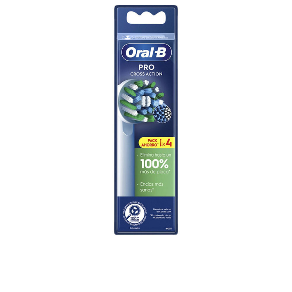 ORAL-B CROSS ACTION cabezales #blanco 4 u