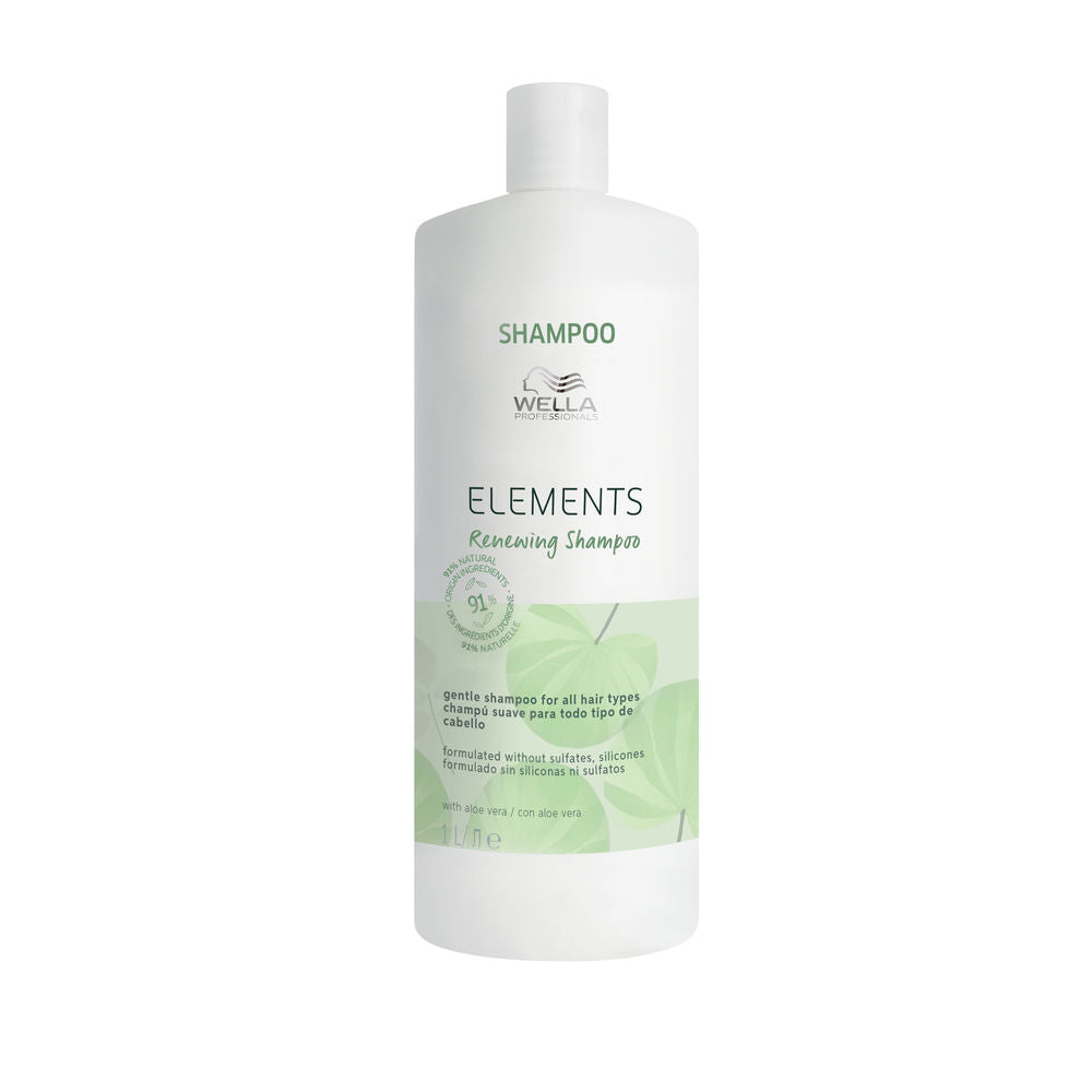 WELLA PROFESSIONALS ELEMENTS Champú Renovador Suave Sin Sulfatos Todo tipo de Cabellos 1000 ml