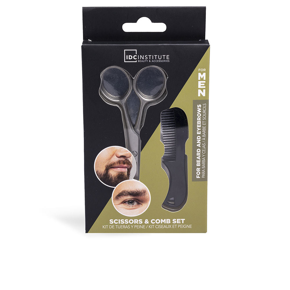 IDC INSTITUTE SCISSORS & COMB SET 2 pz