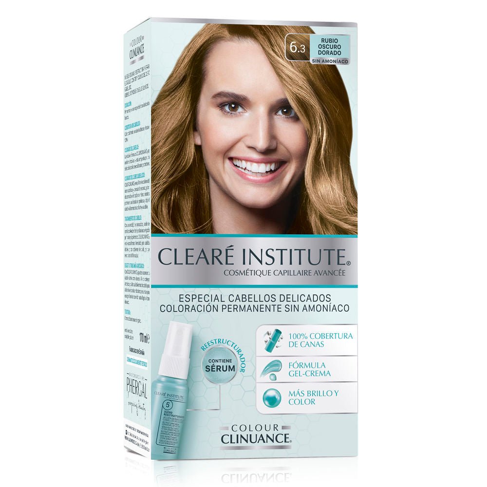 CLEARÉ INSTITUTE COLOUR CLINUANCE cabellos delicados #6.3-rubio oscuro dorado 1 u