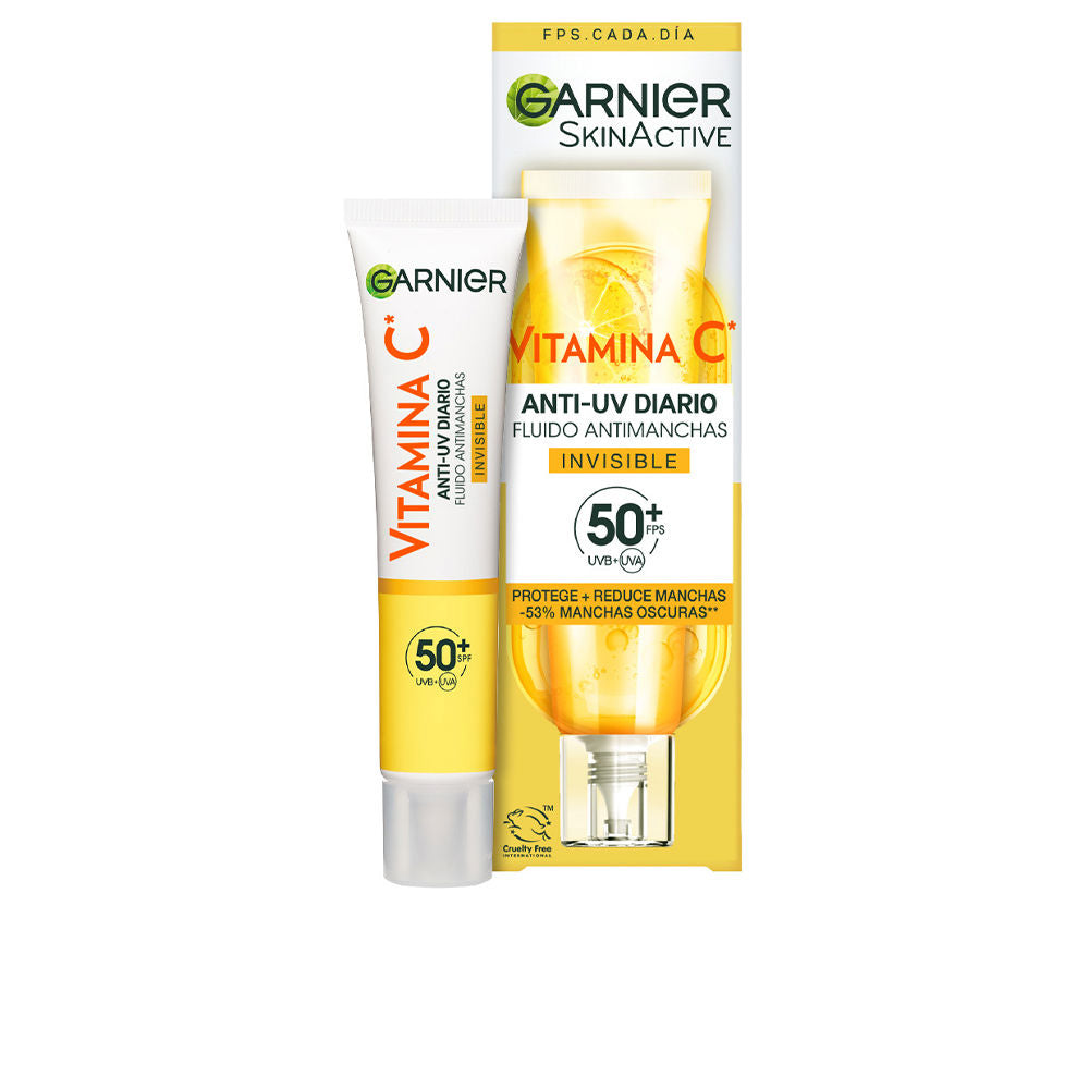 GARNIER VITAMINA C fluido antimanchas SPF50+ #invisible 40 ml