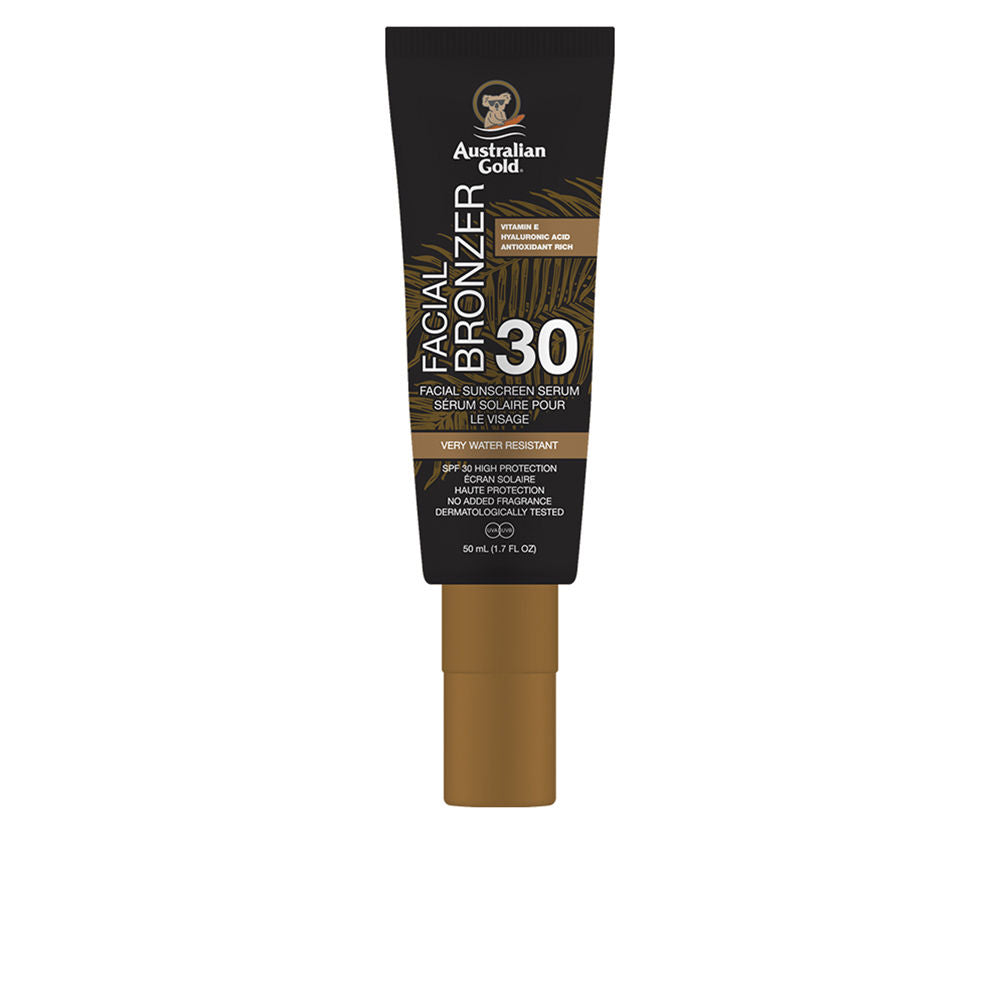 AUSTRALIAN GOLD FACIAL BRONZER SERUM SPF30 water resistant 50 ml