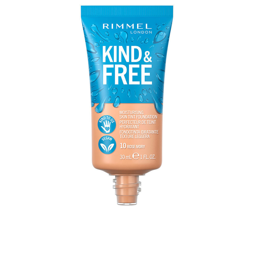 RIMMEL LONDON KIND & FREE skin tint foundation #10-rose ivory
