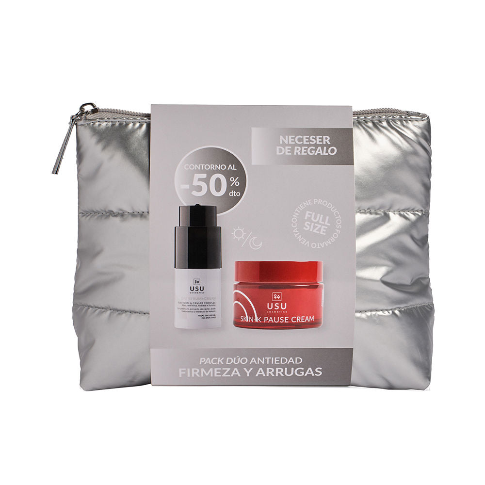 USU COSMETICS SKIN-K PAUSE CREMA + SÉRUM ESTUCHE 2 pz