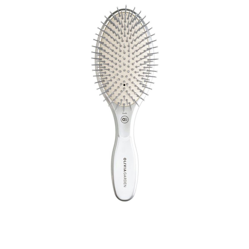 OLIVIA GARDEN EXPERT CARE OVAL Nylon Bristles Silver 1 u