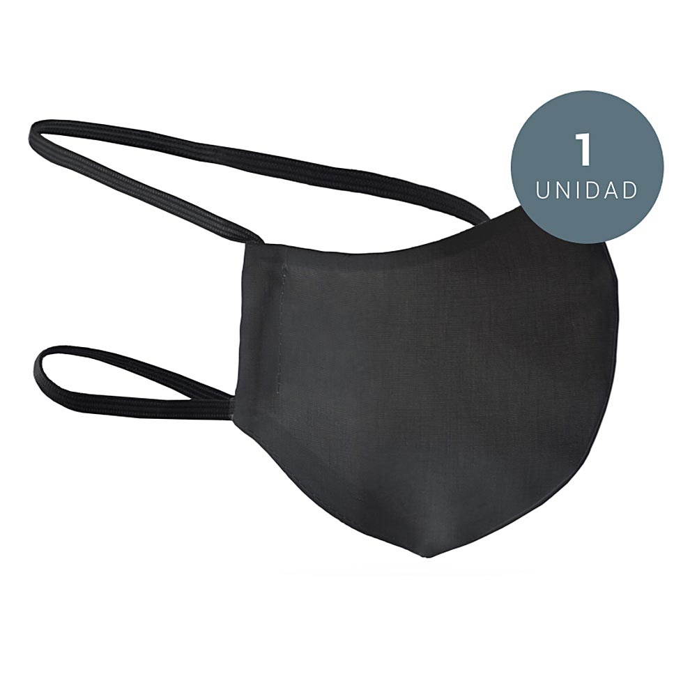 REPROTECT R40 ADULTO máscara protectora higiénica 40 usos #negra 1 pz