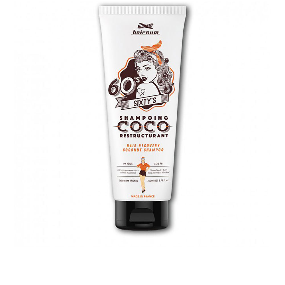 HAIRGUM SIXTY'S recovery coconut shampoo 200 ml