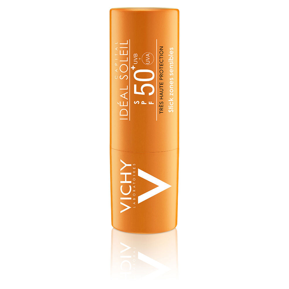 VICHY CAPITAL SOLEIL stick zonas sensibles con protección solar e hidratación SPF50+ 9 gr