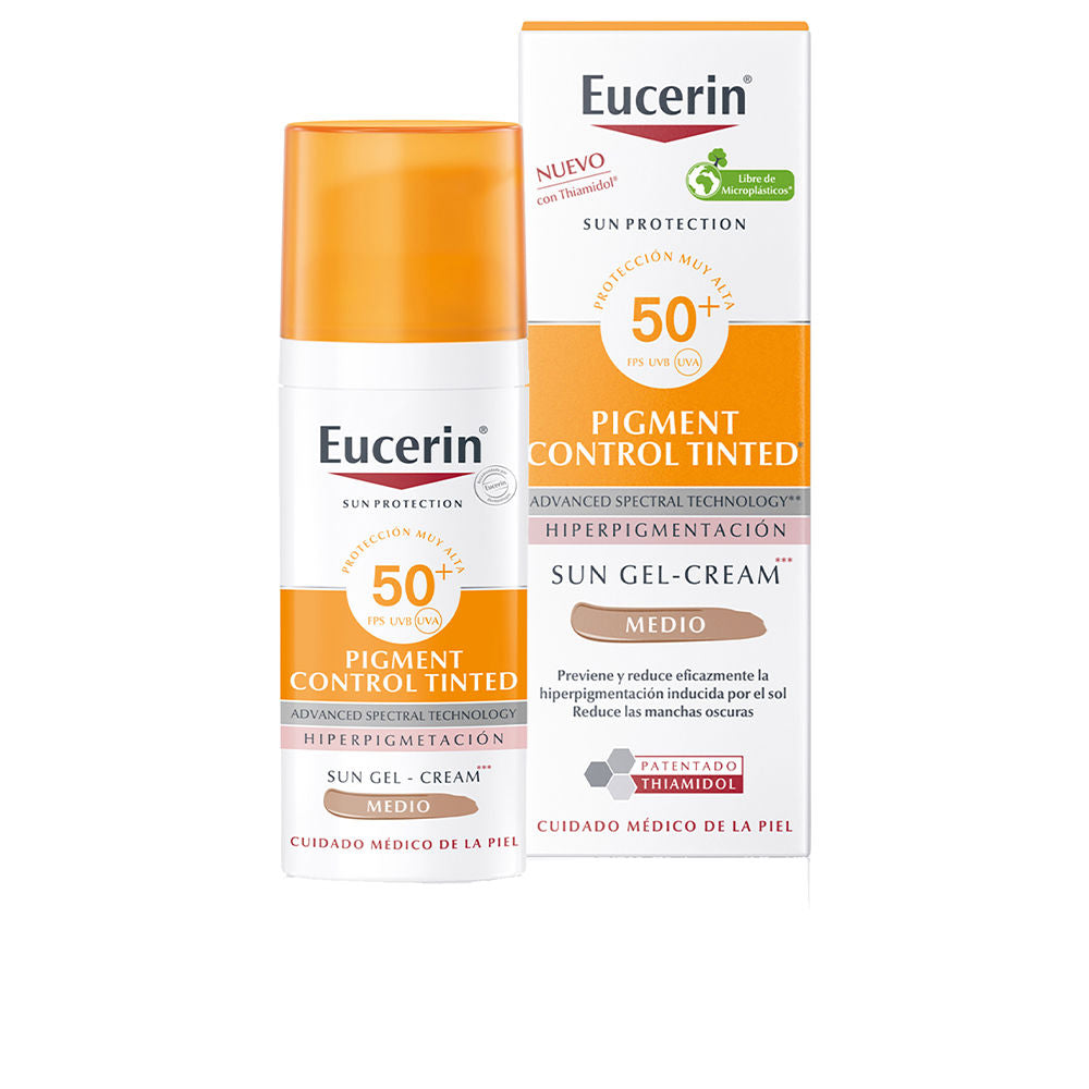 EUCERIN SUN PROTECTION pigment control gel-crema color SPF50+ #medium 50 ml