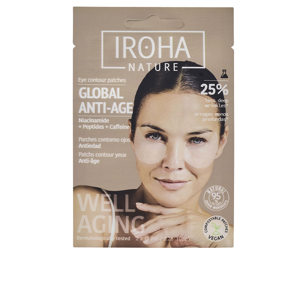 IROHA GLOBAL EYE CARE niacinamide, caffeine & peptides 2 u