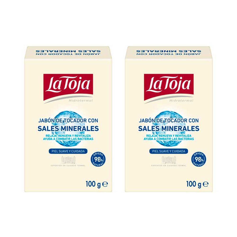 LA TOJA HIDROTERMAL JABÓN MANOS PACK 2 x 100 gr