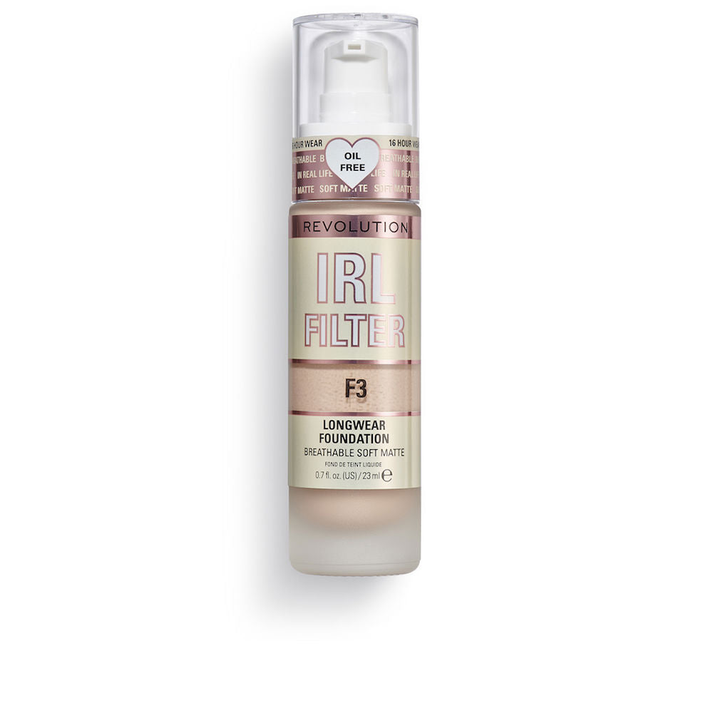 REVOLUTION MAKE UP IRL FILTER longwear foundation #F3 23 ml