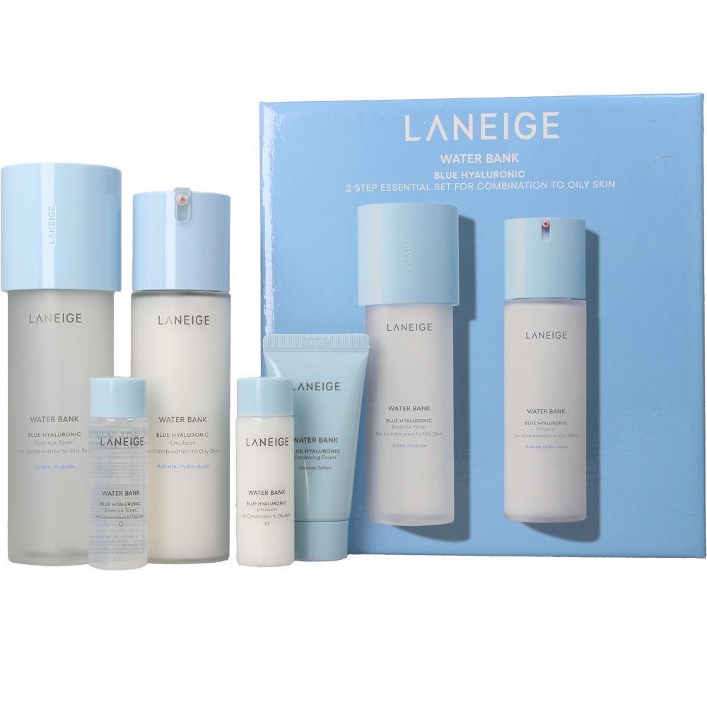 LANEIGE WATER BANK HA BLUE ESSENTIAL OILY SKIN ESTUCHE 5 pz