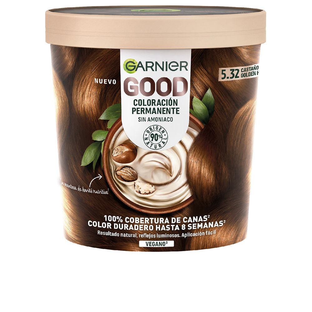 GARNIER GOOD coloración permanente sin amoniaco #5.32-castaño 217 ml