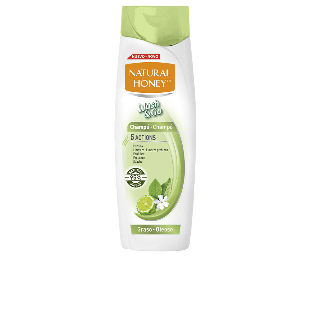NATURAL HONEY WASH & GO champú graso 400 ml