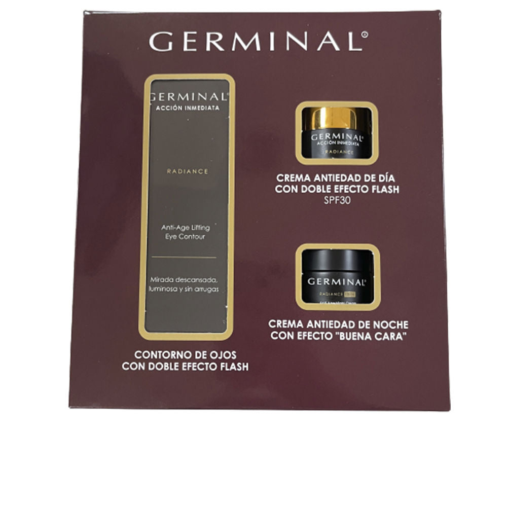 GERMINAL CONTORNO DE OJOS ACCIÓN INMEDIATA RADIANCE LOTE 3 pz
