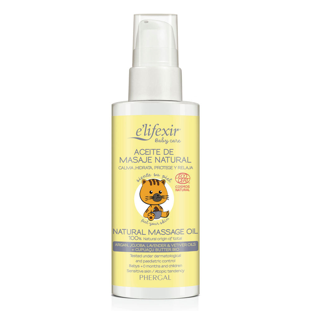 E'LIFEXIR ECO BABY CARE aceite seco masaje 125 ml