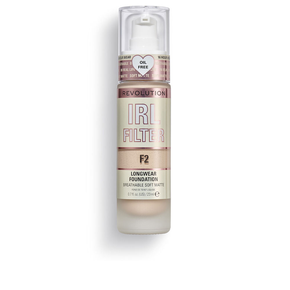 REVOLUTION MAKE UP IRL FILTER longwear foundation #F2 23 ml