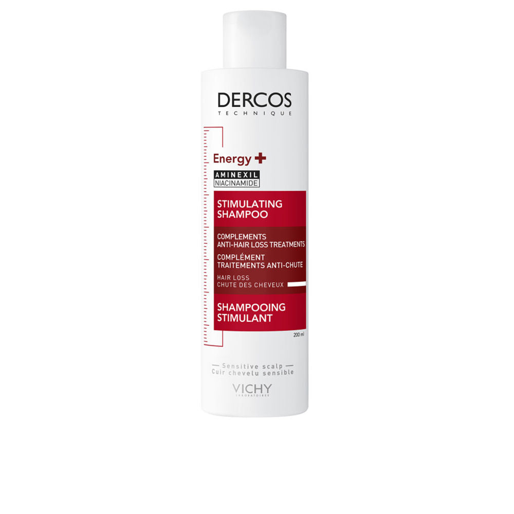 VICHY DERCOS TECHNIQUE ENERGY+ champú anticaída estimulante cuero cabelludo sano y detoxificado 200 ml