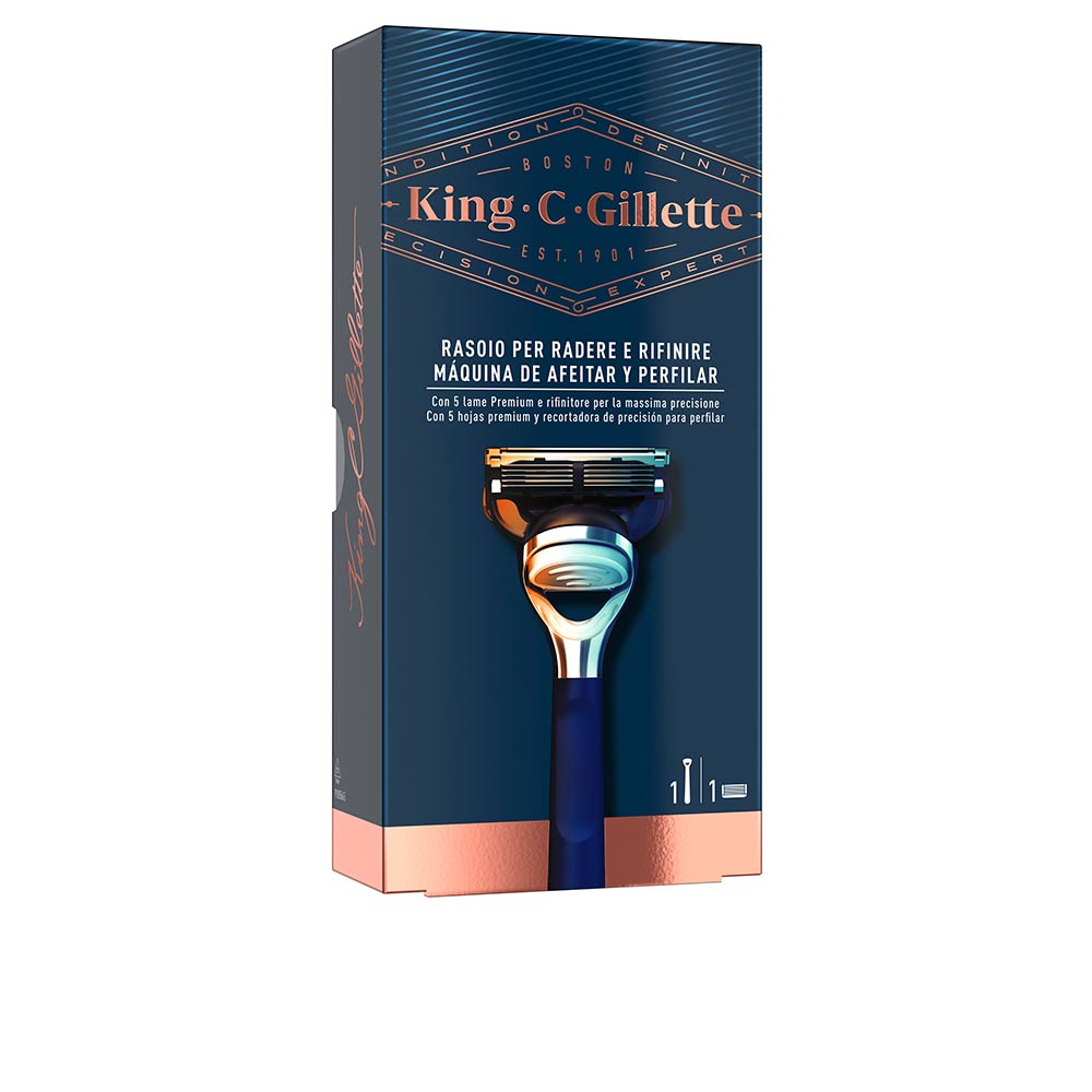 GILLETTE GILLETTE KING shave & edging razor 1 pz
