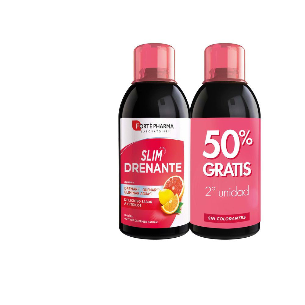 FORTÉ PHARMA SLIM DRENANTE dúo #Cítricos 2 x 500 ml